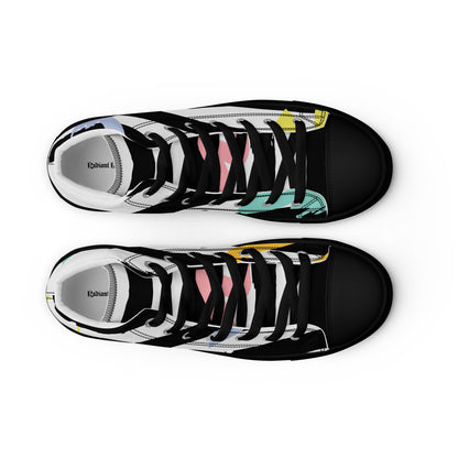 Cassy high top canvas kicks