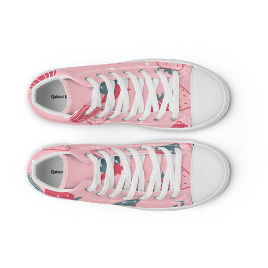 Samantha high top canvas kicks
