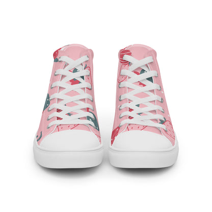 Samantha high top canvas kicks