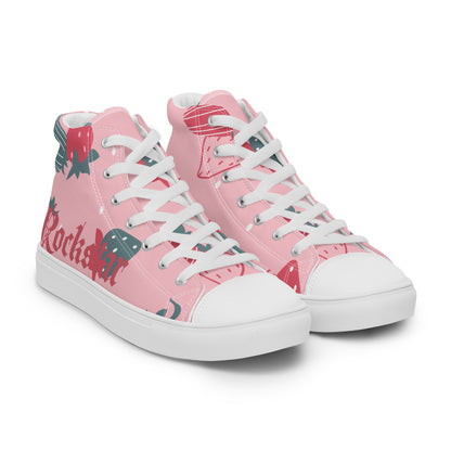 Samantha high top canvas kicks